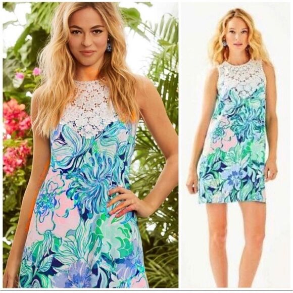Lilly Pulitzer Nala Soft Shift Dress Size 2 - Picture 1 of 8